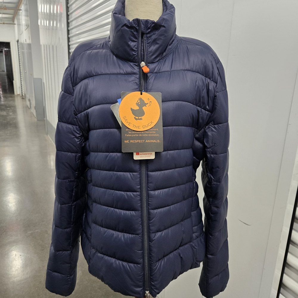 SAVE THE DUCK Navy Puffer Jacket